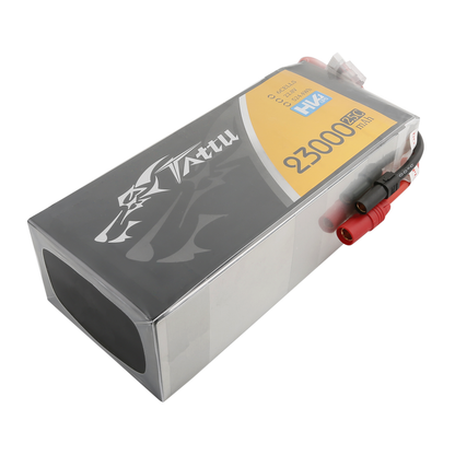 Tattu HV 6S 22.8V 23000mAh 25C LiPo battery pack with AS150/XT150 power connectors