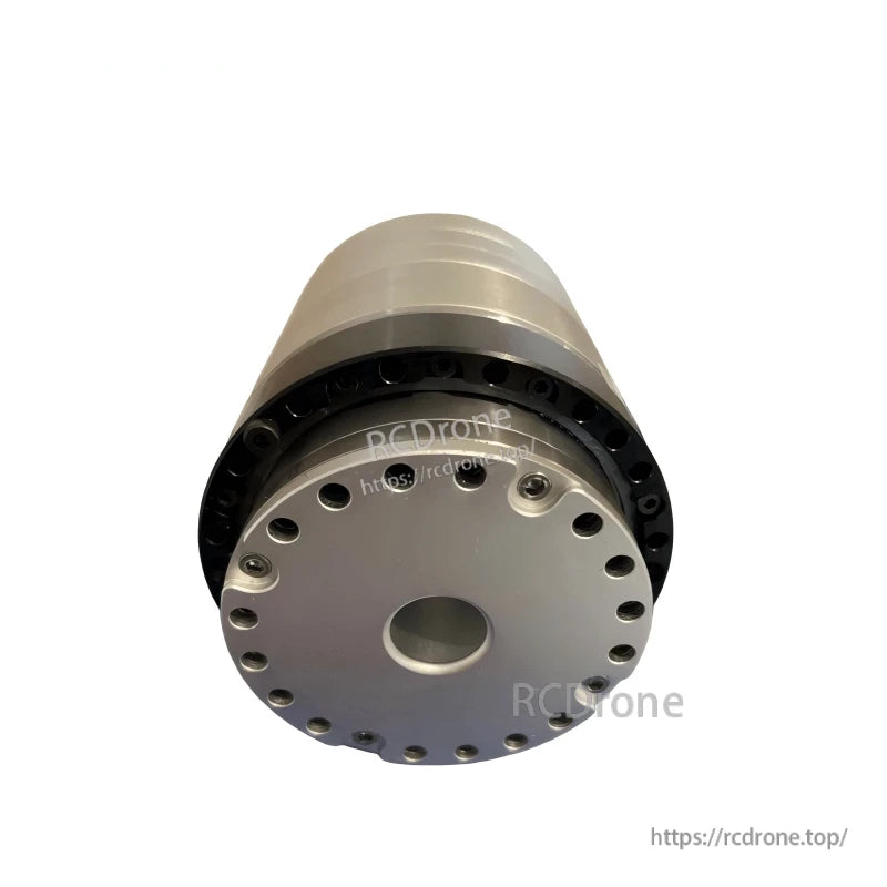 Bottom flange view showing circular mounting hole pattern and center opening for the joint module