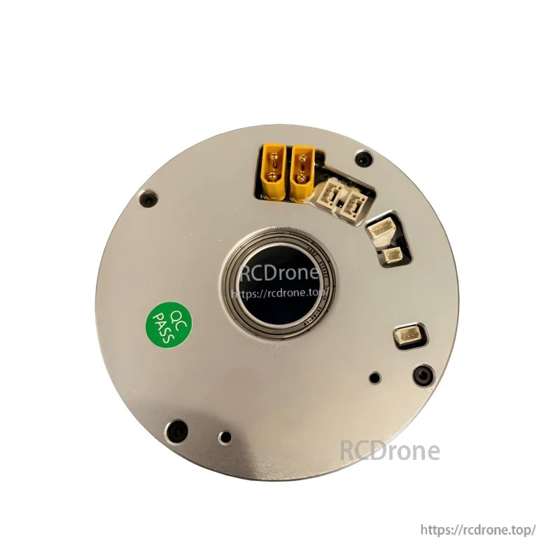 Ti5 ROBOT CRA-RI60-80-PRO joint module faceplate showing encoder/power connectors and central opening