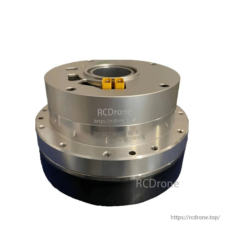 Ti5 CRA-RI80-110-PRO actuator: 750W, 24–48V, 27mm shaft, CAN, 17-bit encoder, 51–161:1 ratio, 217N·m peak torque.