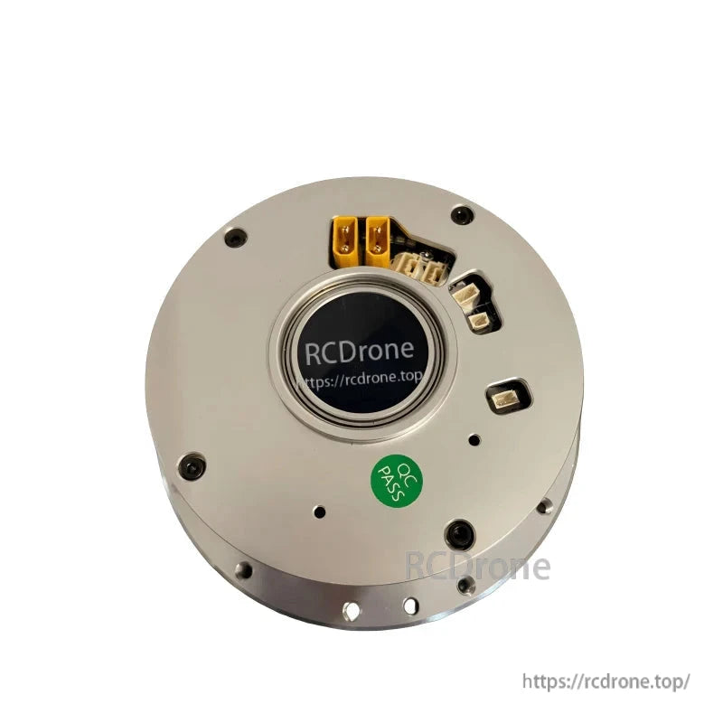 Ti5 Robot CRA-RI80-110-PRO 750W joint actuator with 24–48V, 27mm hollow shaft, CAN, 17-bit encoder, 51–161:1 ratio, and 217N·m peak torque.