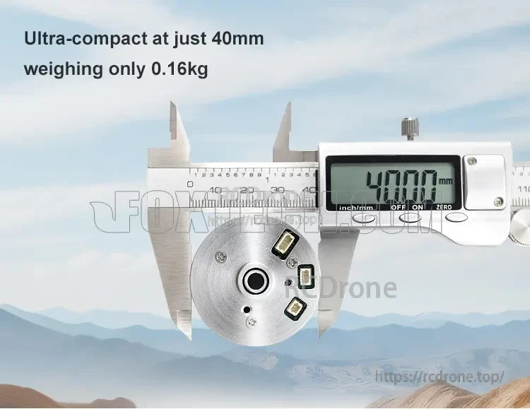 Ti5 Robot Joint Module, This robot joint module measures 40mm in length and weighs 0.16kg, suitable for compact robotics applications.