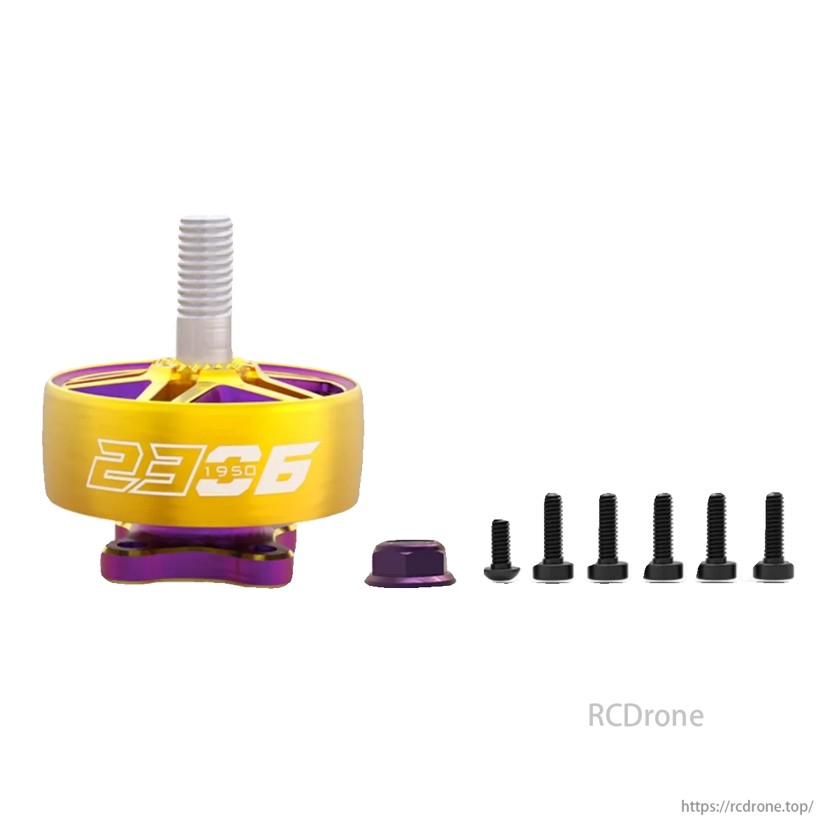 Titan 2306 6S Brushless Motor, VCI 2306 motors offer smooth power delivery, strong thrust, and thermal reliability in a visually striking design.