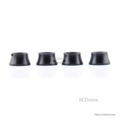 Toggle switch nut set 4pcs, black replacement nuts for Boxer and TX12 MKII radio controller switches