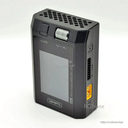 ToolkitRC M8P 600W 20A 1–8S Balance Charger, ToolkitRC M8P 600W 20A charger with 2.4" IPS display, supports LiPo, LiHV, LiFe, Li-ion, LTO batteries, 1-8S balance charging.