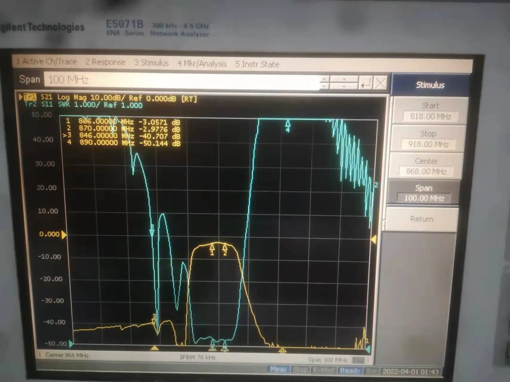 E5071B Jooaa GHz EHAtled Nelior An