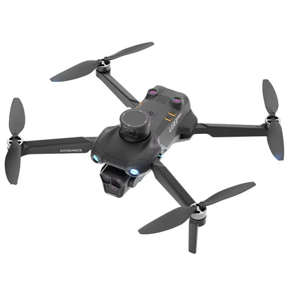 4.5インチスクリーンコントローラーを備えたU33マックスドローン-GPS 5Gポジショニングデュアルカメラブラシレスモーター360レーザー障害物アバイダー