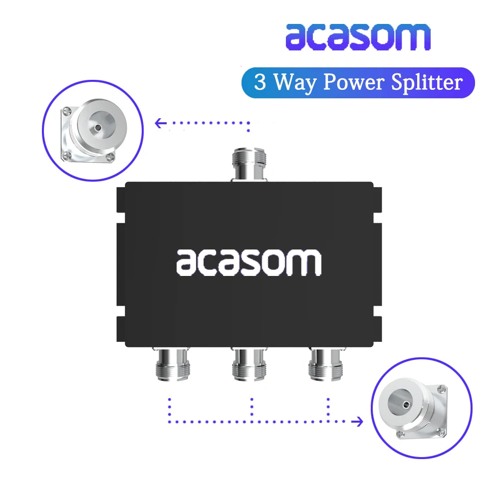 2-3-4 Way Helium Power Splitter 868MHz Power Divider 915MHz Power Spltter SMA Type N Type 13 2-3-4 Way Helium Power Splitter 8