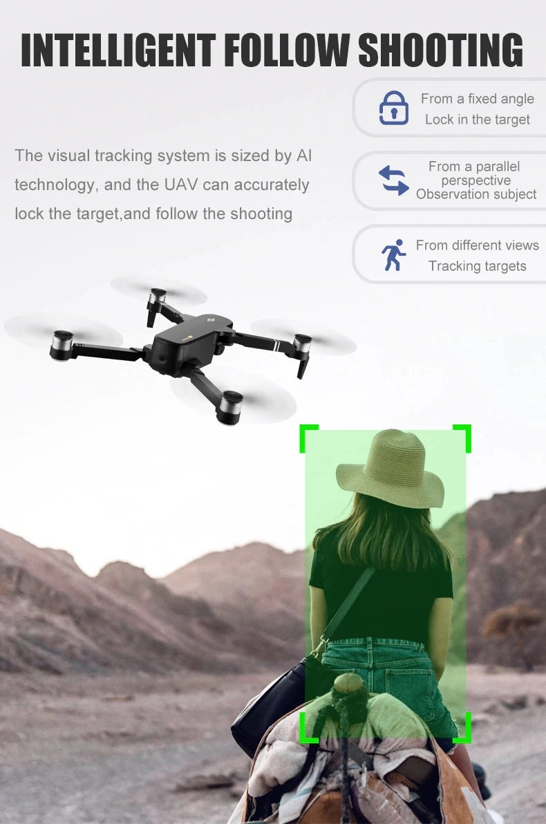 8811 Pro Drone, INTELLIGENT FOLLOW SHOOTING From a