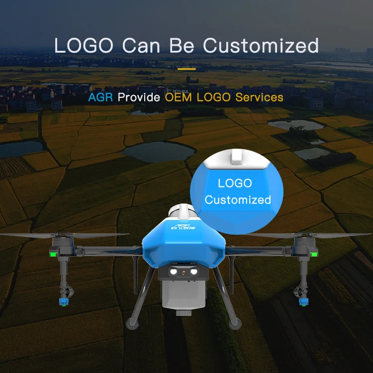 AGR A6 6L Agriculture Drone - AGR China Professional Compact Size 6L automatic flight Agriculture Spraying UAV Drone 9 AGR A6 6L Agriculture Drone, AGR Provide OEM LOGO Services LOGo Customized Kms.