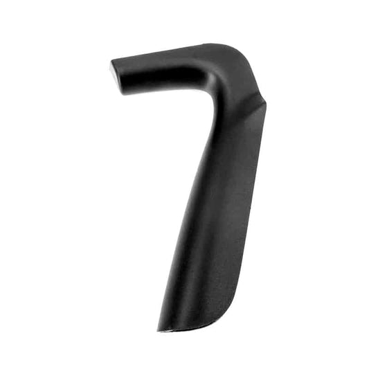 Futaba T4PX/T7PX small rubber grip handle, black 4.4 in transmitter accessory side profile