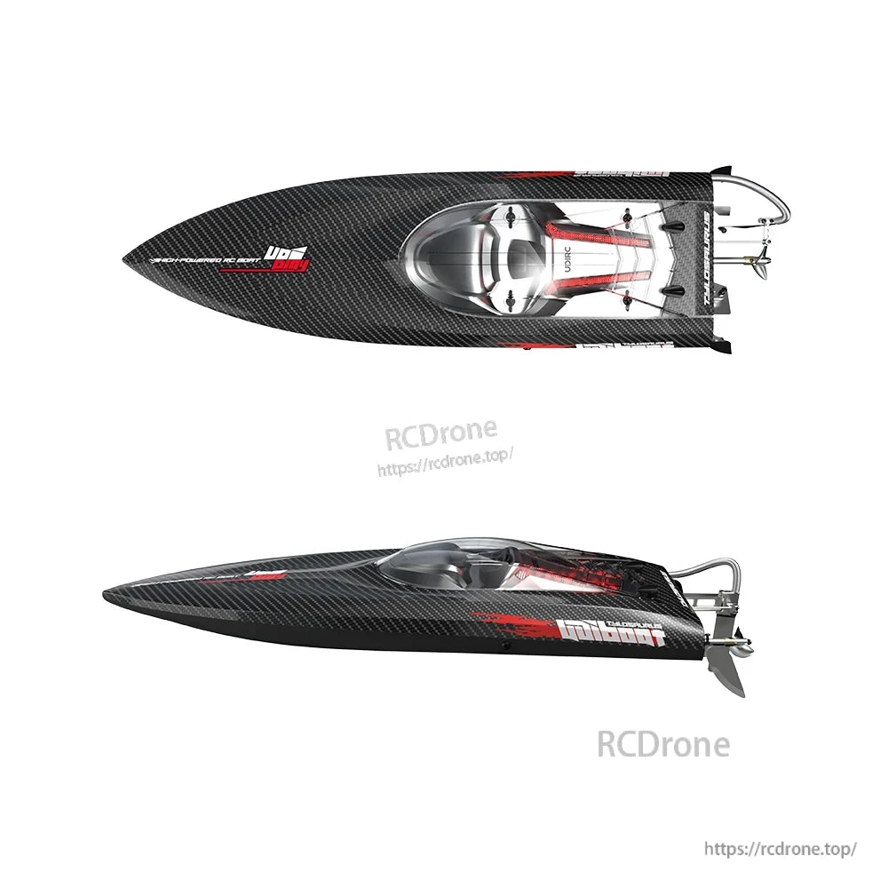 UDI022 Brushless RC Speedboat, Powered by an MDW.3554A.1800KV brushless motor and a 100A ESC, it reaches 45-50km/h.