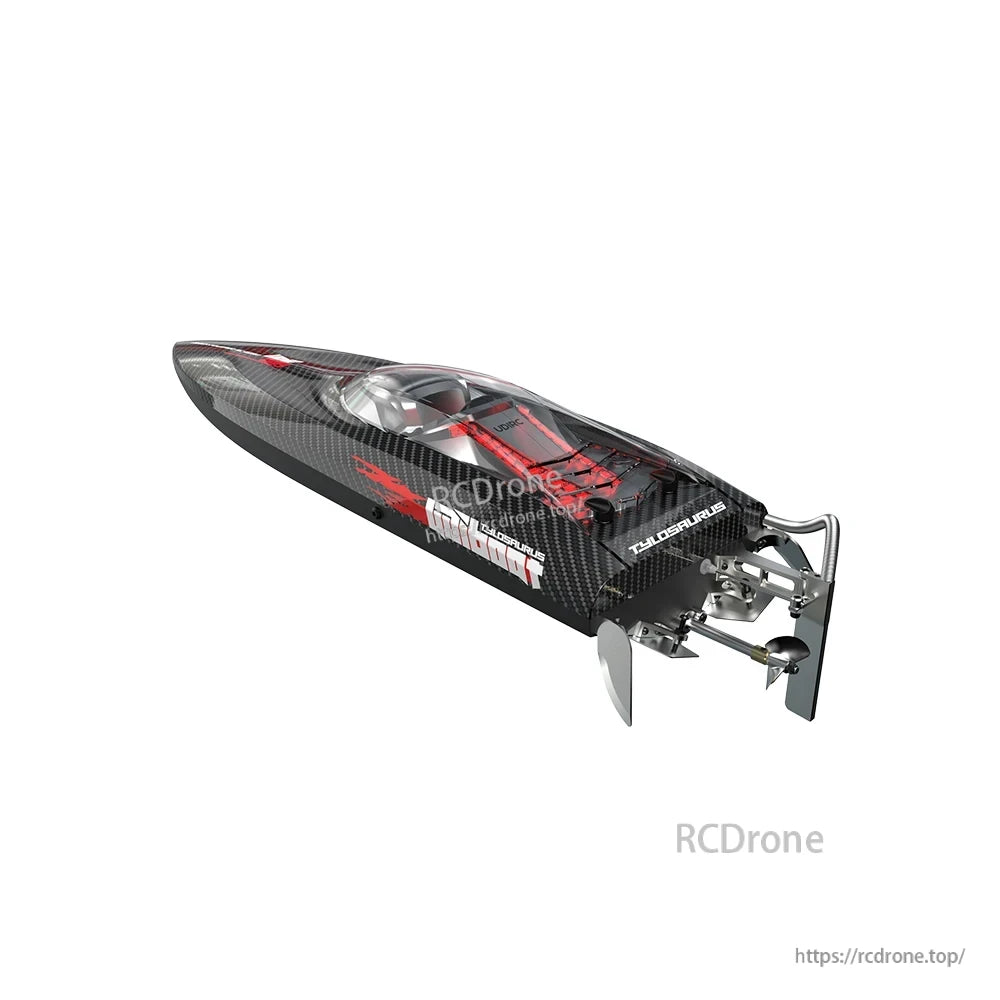UDI022 Brushless RC Speedboat, Aerial vehicle powered by MDW.3554A.1800KV brushless motor and 100A ESC, reaching 45-50km/h.