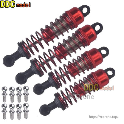 DDC model UDIRC series 1/16 RC car parts include upgrade motor, servo, metal differential gear, wheel, and ESC for UD1601/02/03/07/05/06.