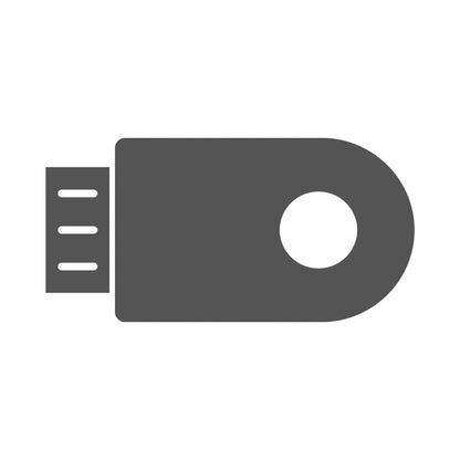 Jetson DOFBOT U Disk USB flash drive with preloaded system setup files, side view with keyring hole