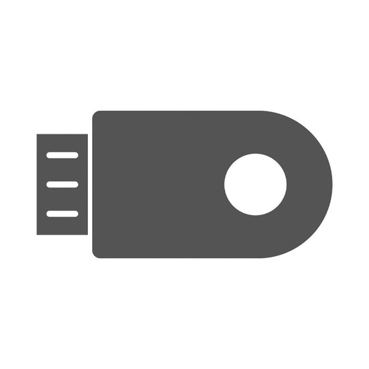 Jetson DOFBOT U Disk USB flash drive with preloaded system setup files, side view with keyring hole