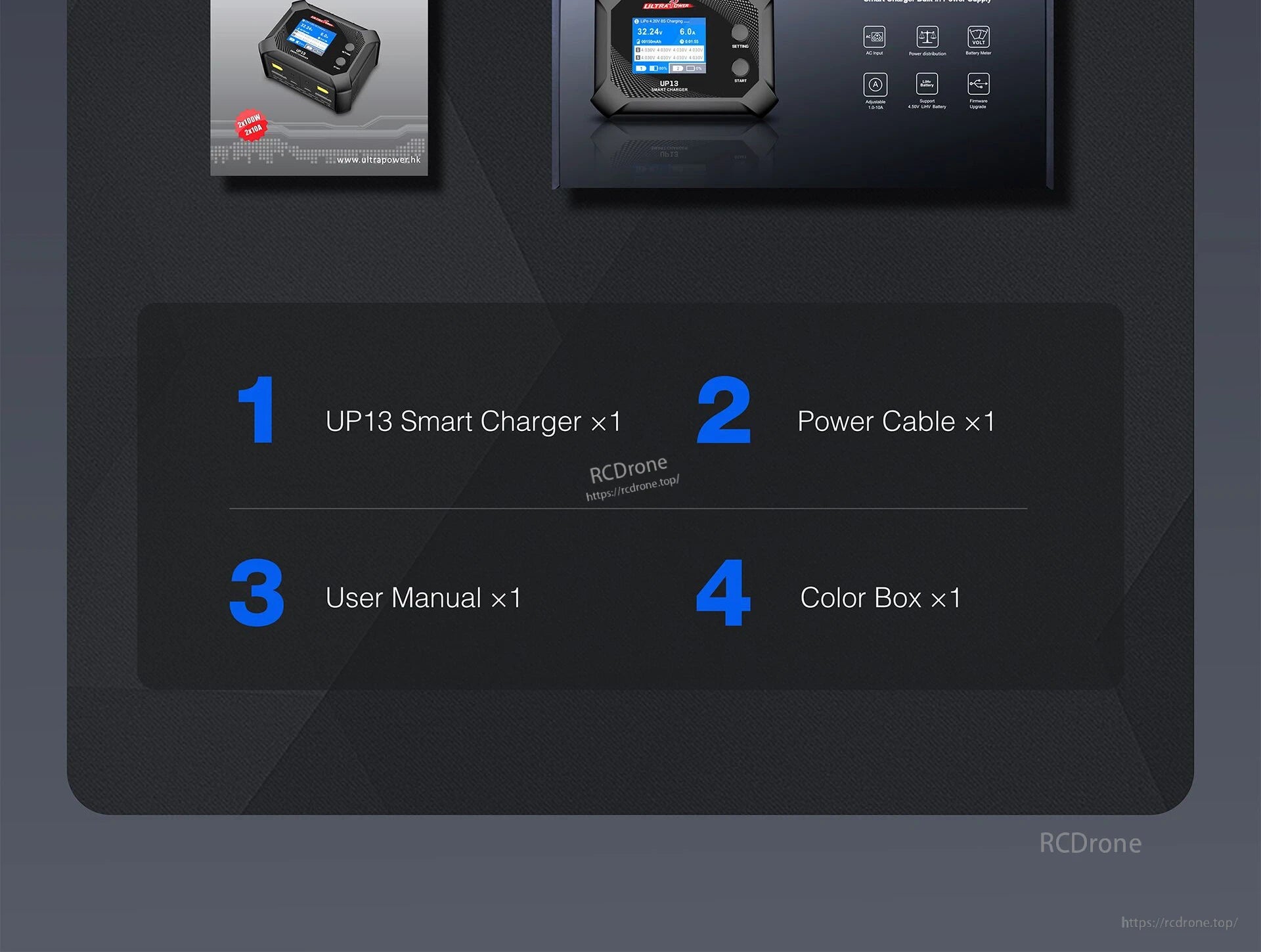 UP13 Smart Charger, Ultra Power Toussot 32.24V battery with 6.04Ah capacity and code 0018FAEE.