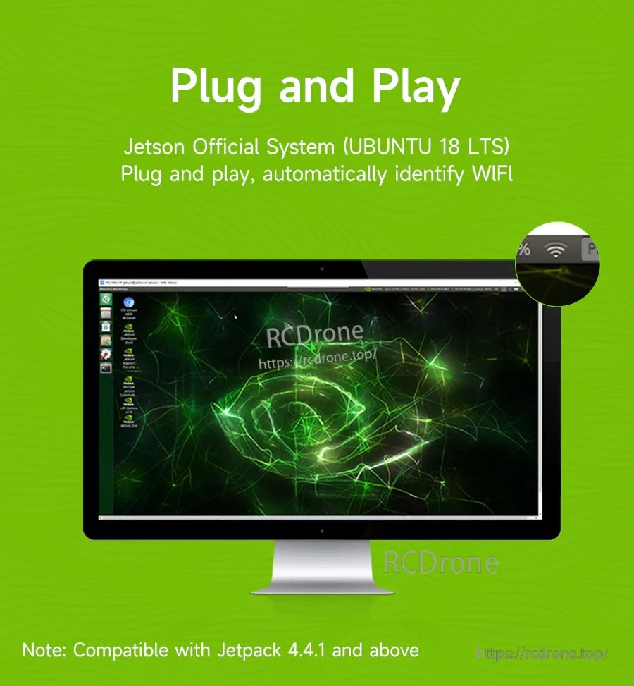 Plug-and-play WiFi detection on Jetson official Ubuntu 18 LTS with JetPack 4.4.1 and above