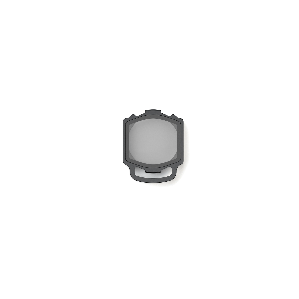Front view of GEPRC DJI O4 Wide Air Unit UV lens filter with clear glass