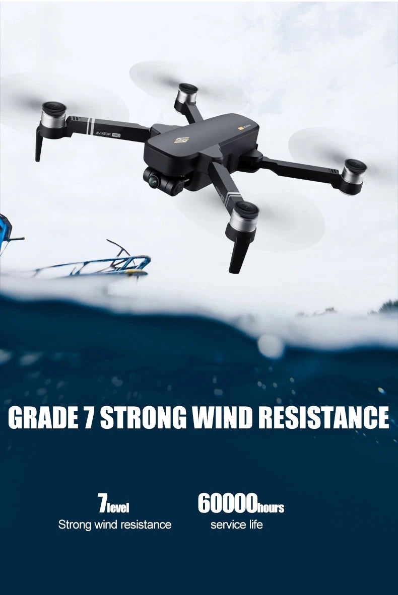 8811 Pro Drone, GRADE 7 STRONG WIND RESISTANCE SERVICE LI