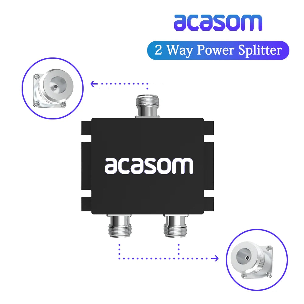 2-3-4 Way Helium Power Splitter 868MHz Power Divider 915MHz Power Spltter SMA Type N Type 12 2-3-4 Way Helium Power Splitter 8