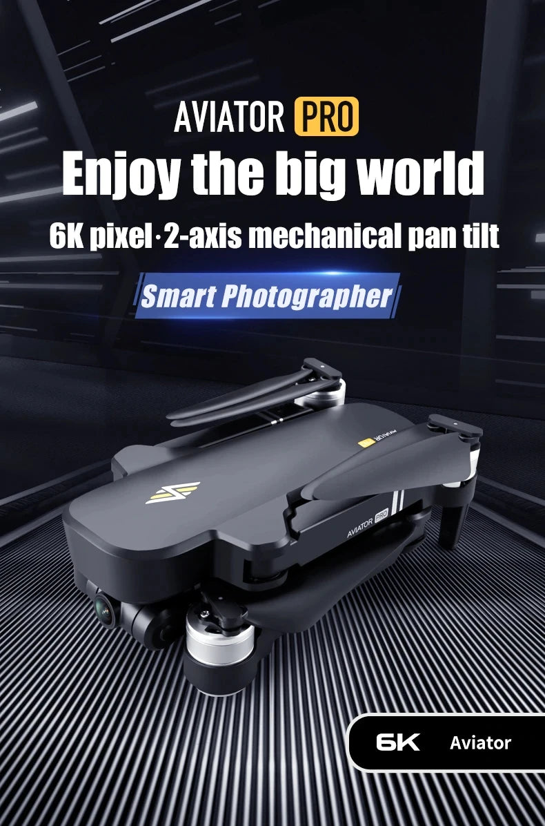 8811 Pro Drone, AVIATOR PRO Enjoy the big world 6K pixel:2-