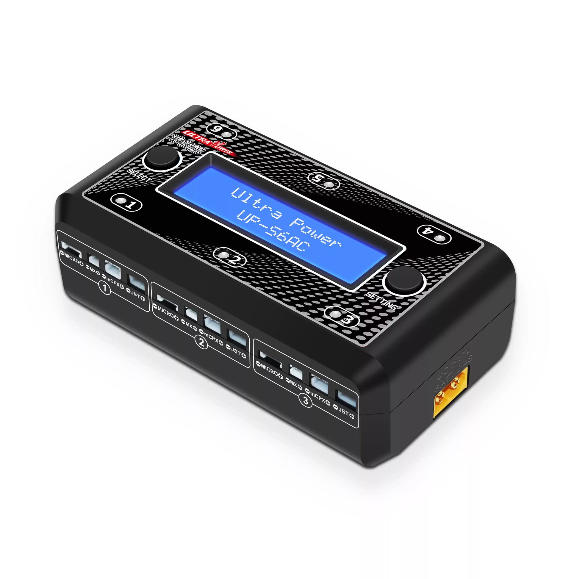 Ultra Power UP-S6AC 6x1S LiPo/LiHV AC/DC Charger, Ultra Power UP-S6AC 6X1S LiPo/LiHV AC/DC Charger, Ultra Power UP-S6AC 6X1S LiPo/LiHV AC/DC charger features a digital display and multiple ports for efficient battery charging.