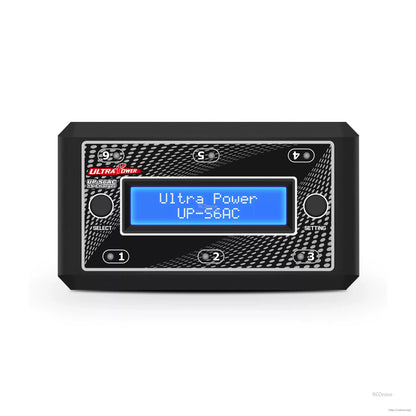 Ultra Power UP-S6AC 6x1S LiPo/LiHV AC/DC Charger, Ultra Power UP-S6AC 6X1S LiPo/LiHV AC/DC Charger, Ultra Power UP-S6AC 6X1S LiPo/LiHV AC/DC charger features a digital display and control buttons for precise charging.
