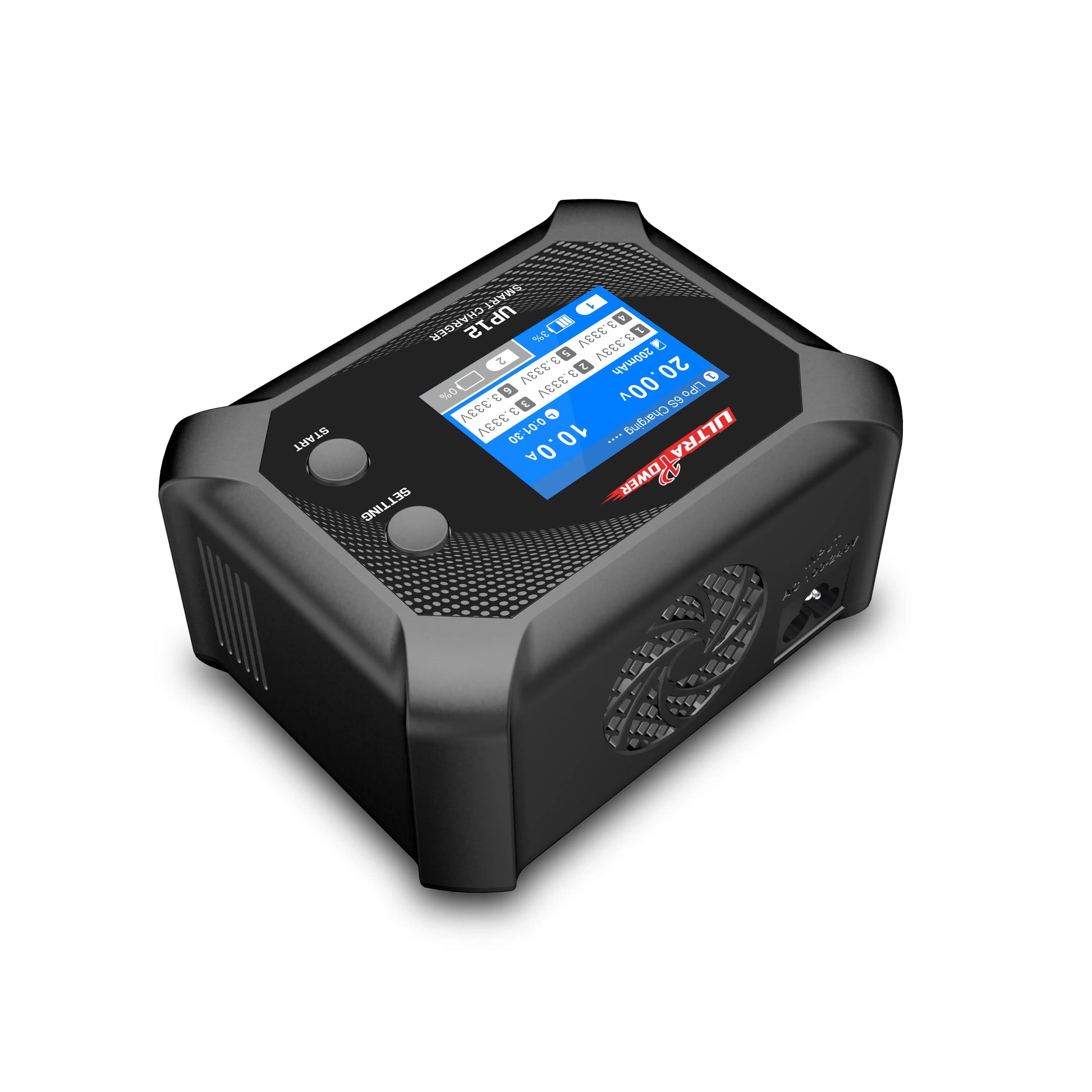 Ultral Power UP12 200W 10A Smart Dual-Channel AC Charger for 2S-6S Packs