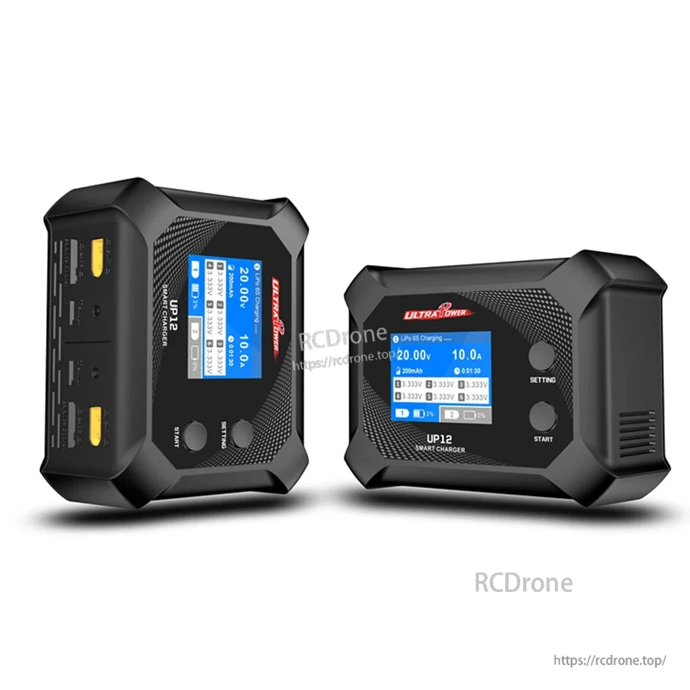 Ultral Power UP12 200W 10A Smart Dual-Channel AC Charger for 2S-6S Packs