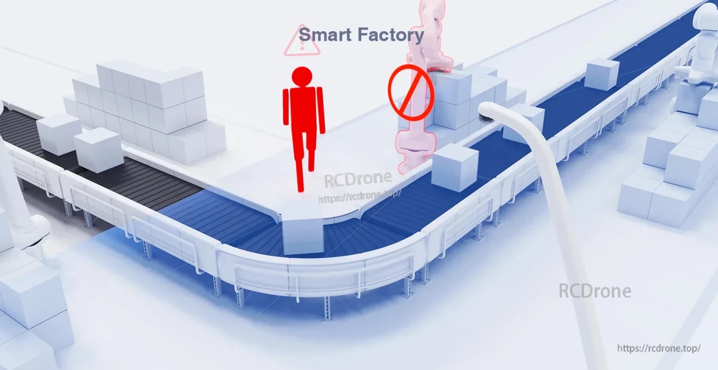 Unitree 4D LiDAR, 3D scanner with omnidirectional ultra-wide-angle scanning, high accuracy, and eye safety features for various applications such as robotics and manufacturing.