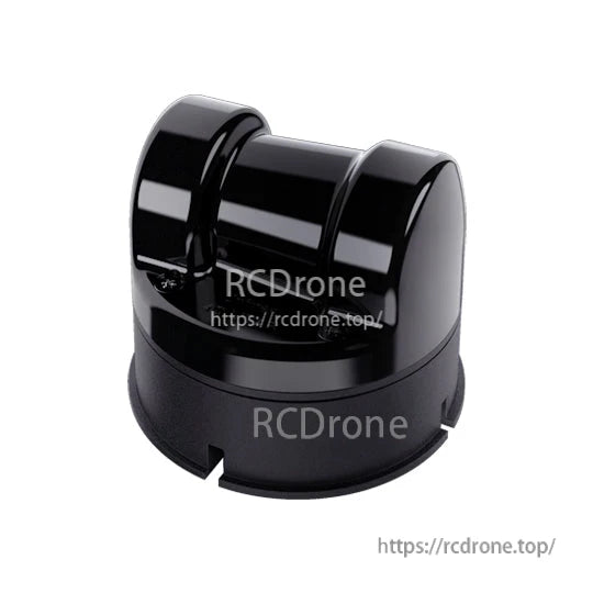 The Unitree 4D LiDAR L1 has a 360°×90° field of view, detects near blind spots up to 0.05m, and scans up to 30m at 21,600 points per second.