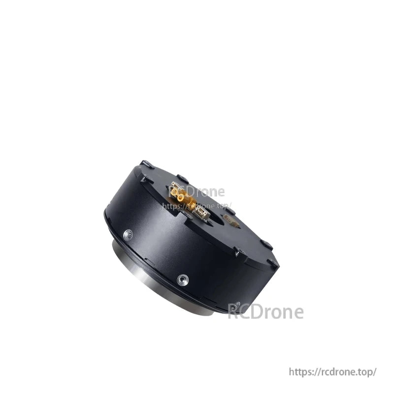 Angled rear-side view showing connector area on the motor module top edge