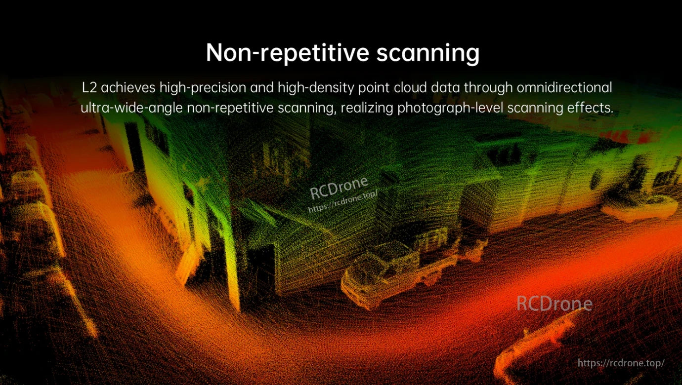 Unitree L2 4D Laser Radar, L2 creates high-precision, dense point clouds using omnidirectional non-repetitive scanning technology.