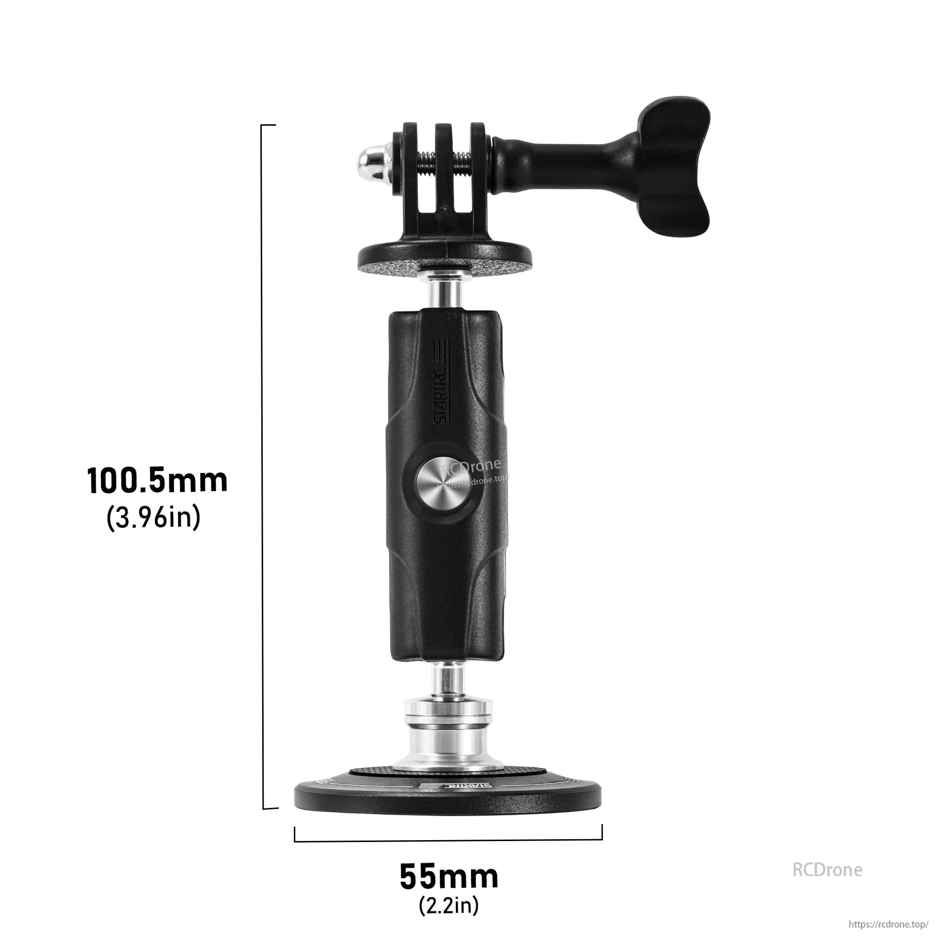 Universal Magnetic Metal Chassis Bracket, Universal Magnetic Bracket for Action Cameras, 100.5mm Height, 55mm Base