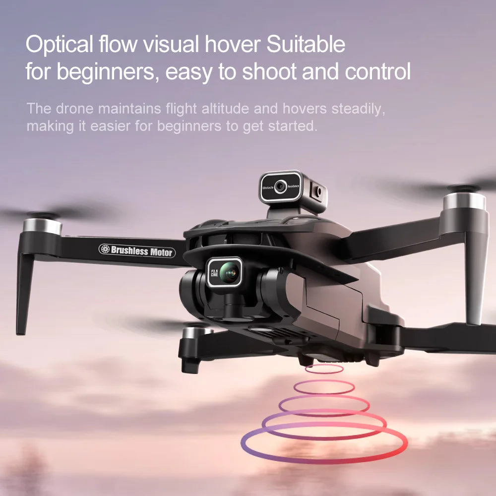 V168 Pro Max GPS Drone, Optical flow visual hover makes it suitable for beginners, easy to shoot and control.