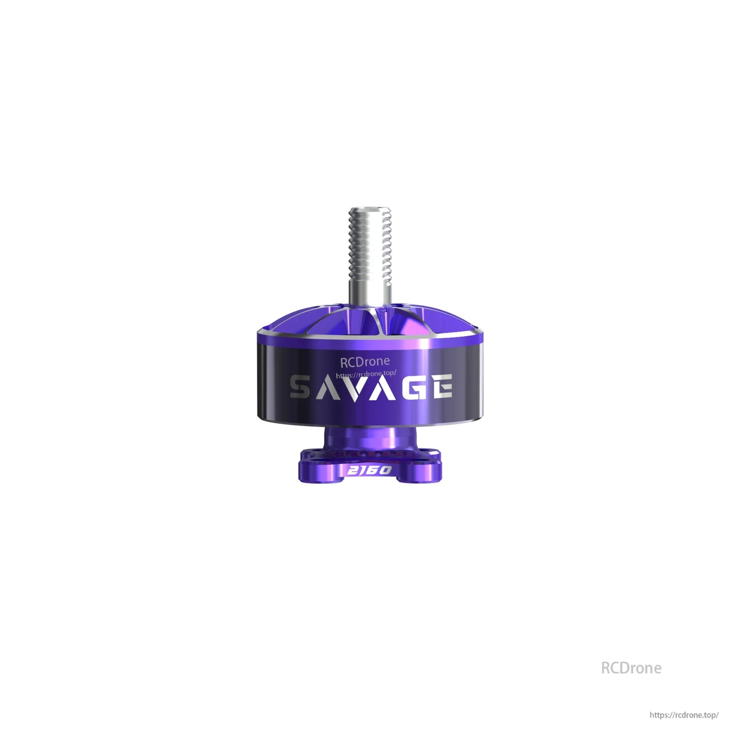 VCI 2207 YUKI SAVAGE brushless motor side view with RCDRone SAVAGE logo and 2150 marking
