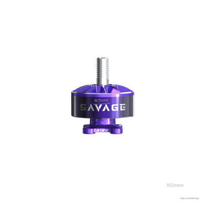 VCI 2207 YUKI SAVAGE brushless motor side view with RCDRone SAVAGE logo and 2150 marking