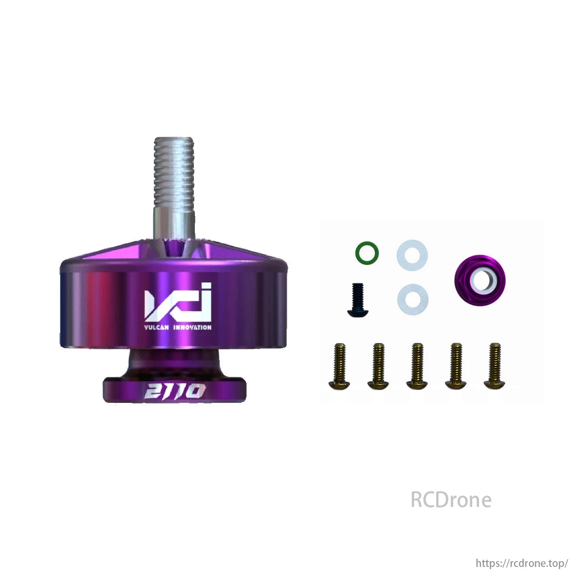 VCI HOBBY 2207 Pro 2110KV YUKI Edition motor comes with accessories.