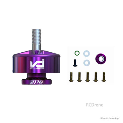 VCI HOBBY 2207 Pro 2110KV YUKI Edition motor comes with accessories.