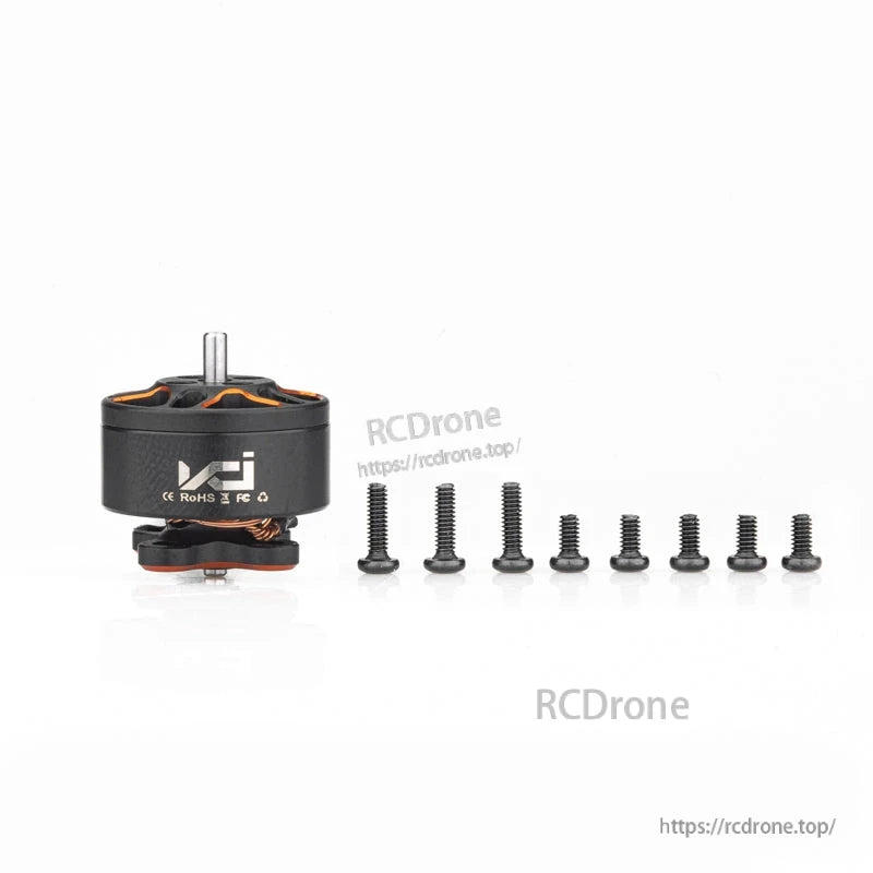 Package contents: SPARK 1104 brushless motor with included mounting screws set