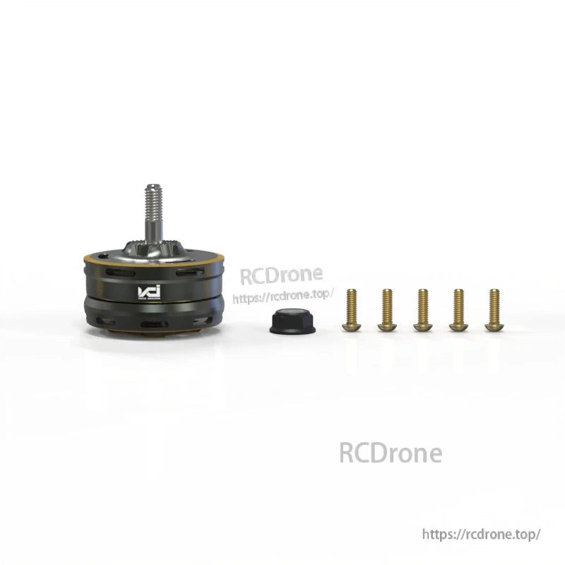 Package contents: motor with screw set and cap/adapter included