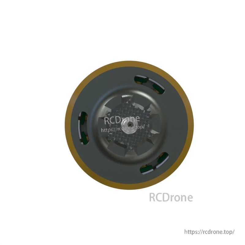 Top view of VCI SPARK 3006 1600KV motor showing circular housing and ventilation slots