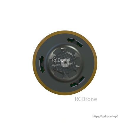 Top view of VCI SPARK 3006 1600KV motor showing circular housing and ventilation slots