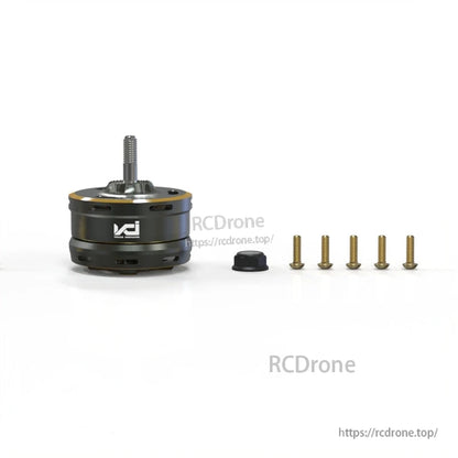 Package contents: 3210 brushless motor with locknut and five mounting screws