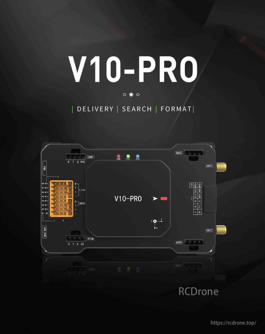 VK V10-Pro UAV Controller, V10-Pro UAV Controller provides delivery, search, format features, and multiple ports for versatility.