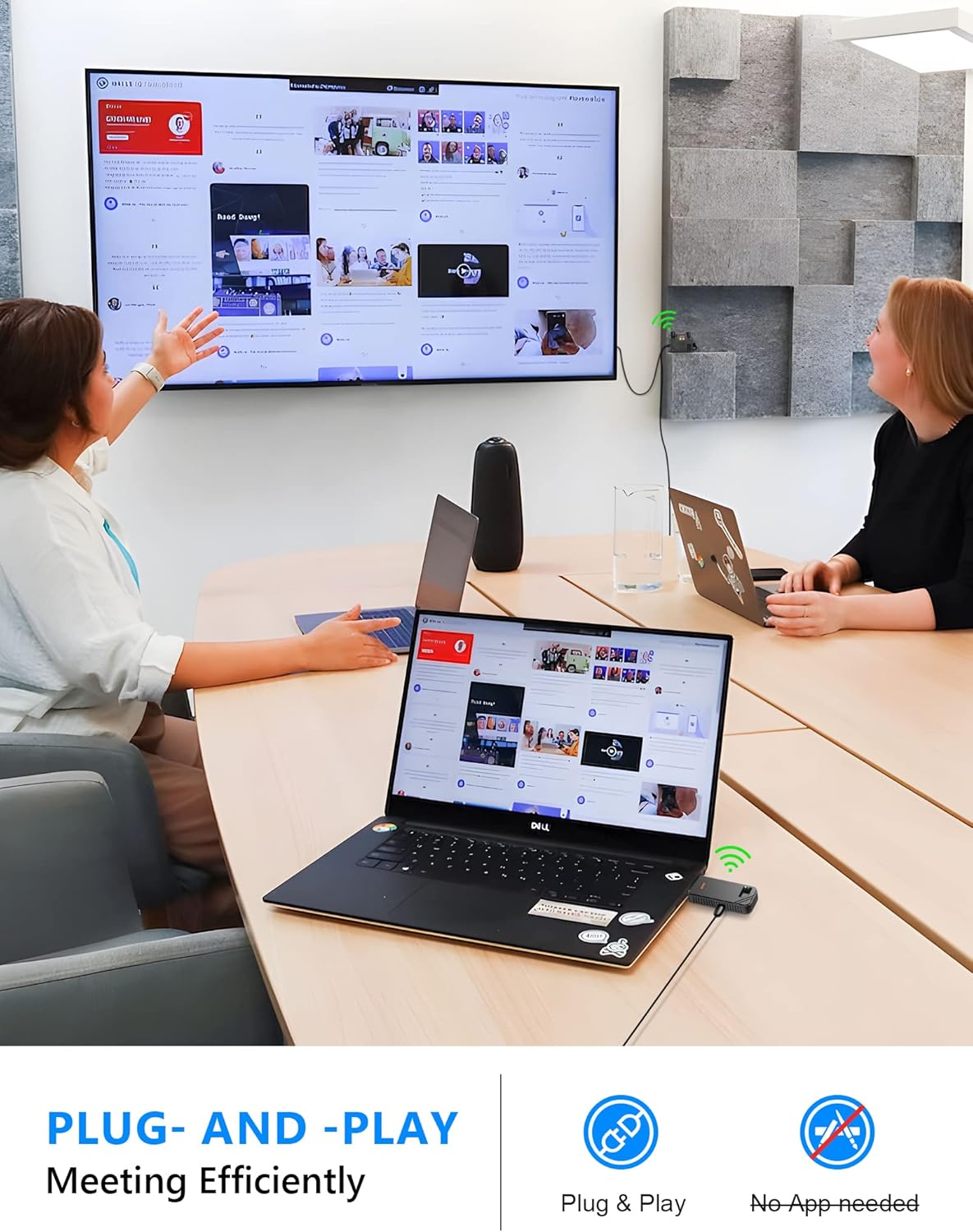 VRRIIS WL091HD enables efficient meetings with its compact design and user-friendly interface for small to medium-sized teams.