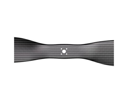 T-Motor matte carbon fiber composite VTOL propeller with central flange mount bolt pattern