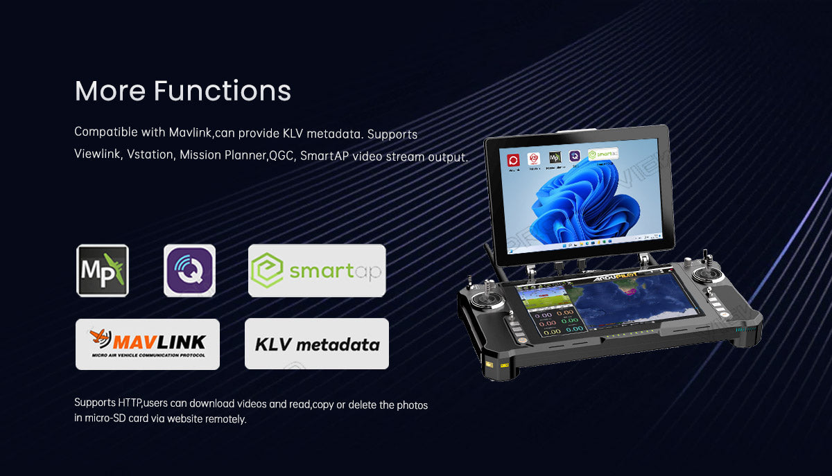 ViewPro A30TR-1575 Triple Sensors Gimbal, The ViewPro A30TR-1575 Triple Sensors Gimbal offers more functions, compatible with MAVLink, providing KLV metadata and supporting various platforms.