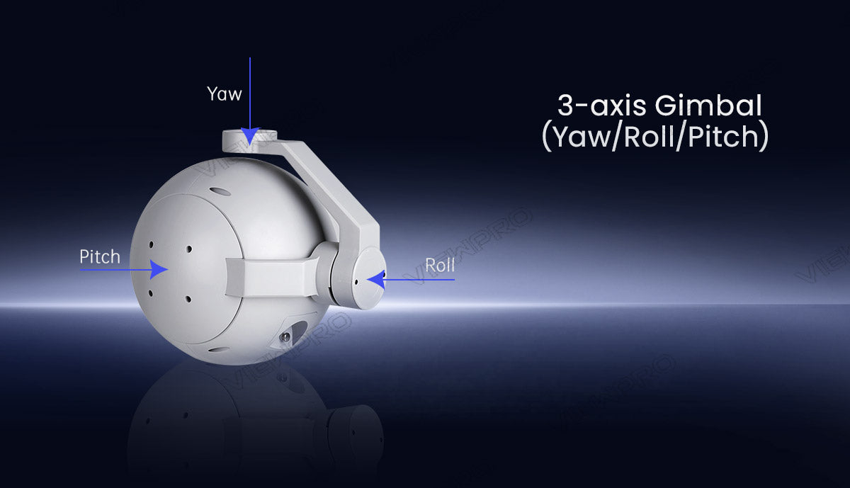 ViewPro A30TR-1575 Triple Sensors  Gimbal, Three-axis gimbal for stabilized video capture.